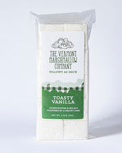 Load image into Gallery viewer, toasty vanilla gourmet marshmallow package – Vermont Marshmallow Co.