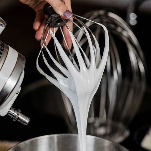 gourmet marshmallows batter being made