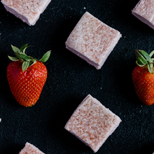 Load image into Gallery viewer, gourmet strawberry rose marshmallows the vermont marshmallow company
