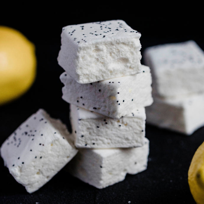 lemon poppyseed gourmet marshmallows